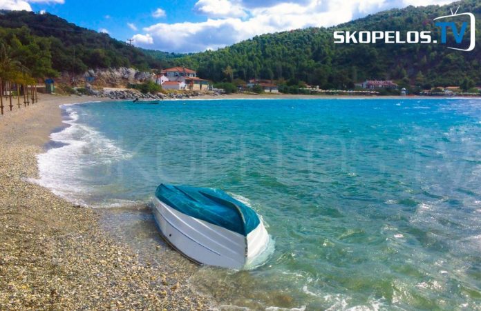 Upsidedown Boat Skopelos TV