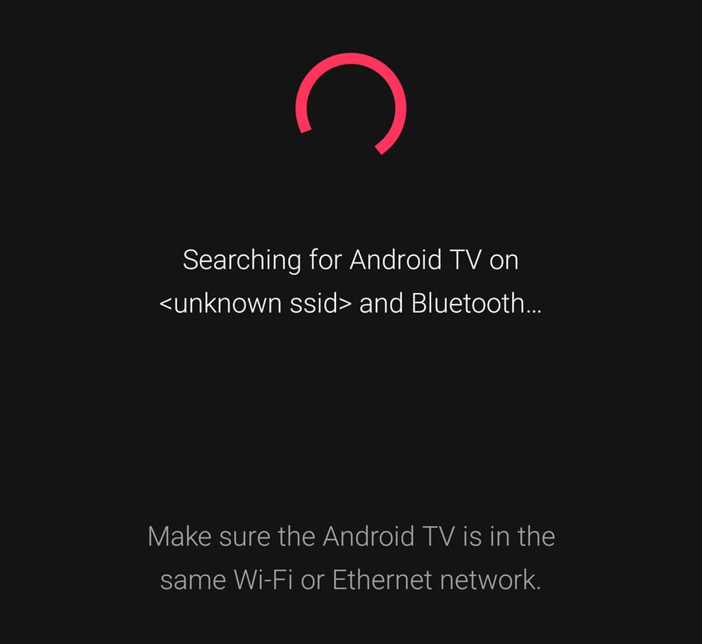 Google TV app remote pairing