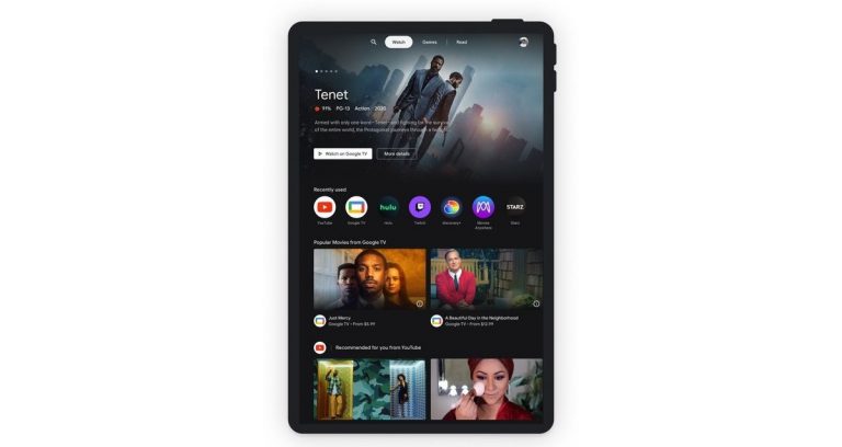 H Google φέρνει το Entertainment Space στα Android Tablets