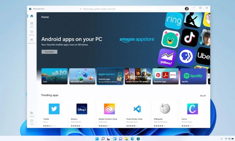 Android Apps: Έρχονται στα Windows 11 μαζί με το Amazon Appstore