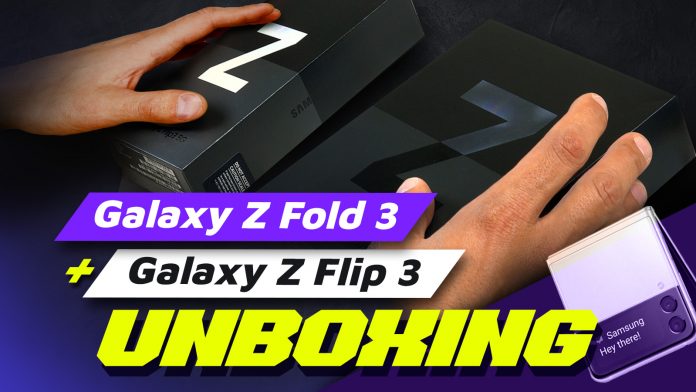 Samsung Galaxy Z Fold 3 και Z Flip 3 Unboxing