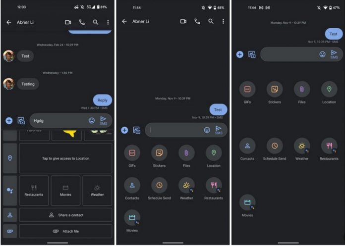 Android 12: Νέος σχεδιασμός για το Google Messages App