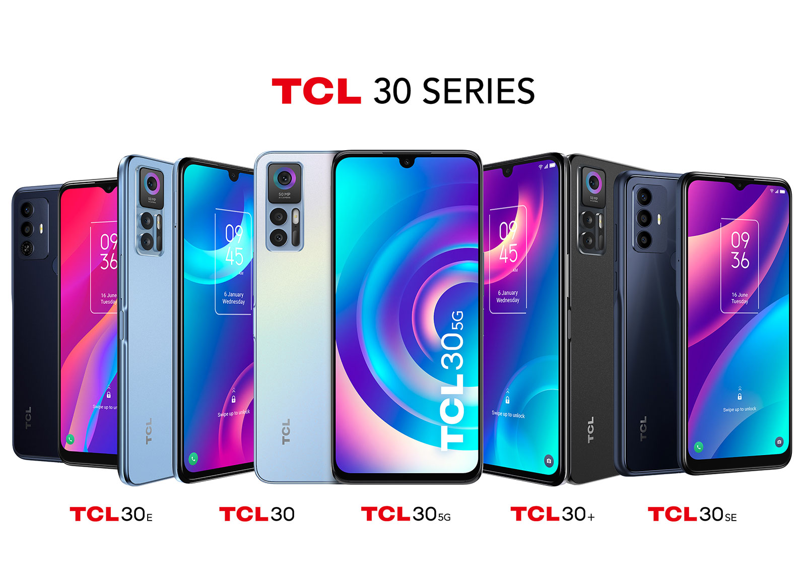 , TCL 30 series: Με πέντε νέα Smartphones στο MWC 2022