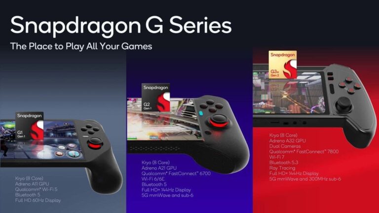 Qualcomm Snapdragon G-series: Για φορητές gaming κονσόλες