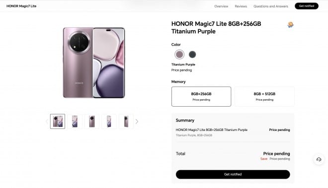 Honor Magic7 Pro, Honor Magic7 Pro και Magic7 Lite: Αυτές θα είναι οι τιμές για την Ευρώπη