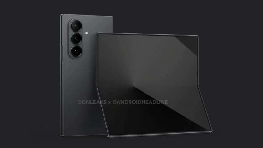 Samsung Galaxy z fold7, Samsung Galaxy Z Fold7: Renders δείχνουν ότι είναι πιο λεπτό από το Z Fold6