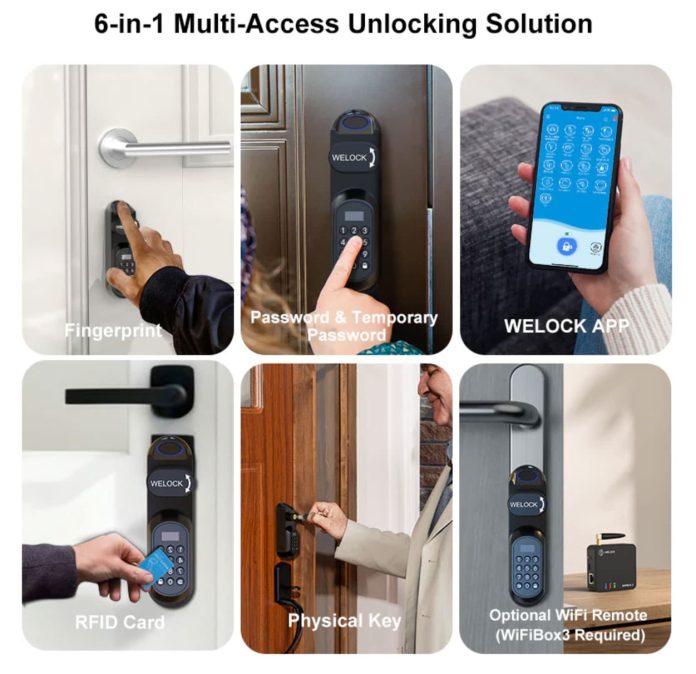 WELOCK Smart Lock U81: Ξέχνα τα κλειδιά, καλωσόρισε το μέλλον στην πόρτα σου