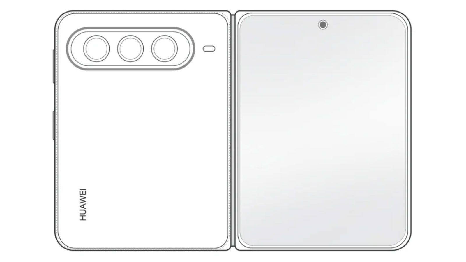 Huawei Pura X Max wide foldable