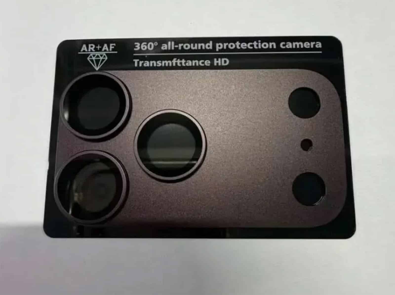 Leaked camera housing protectors for the iPhone 18
